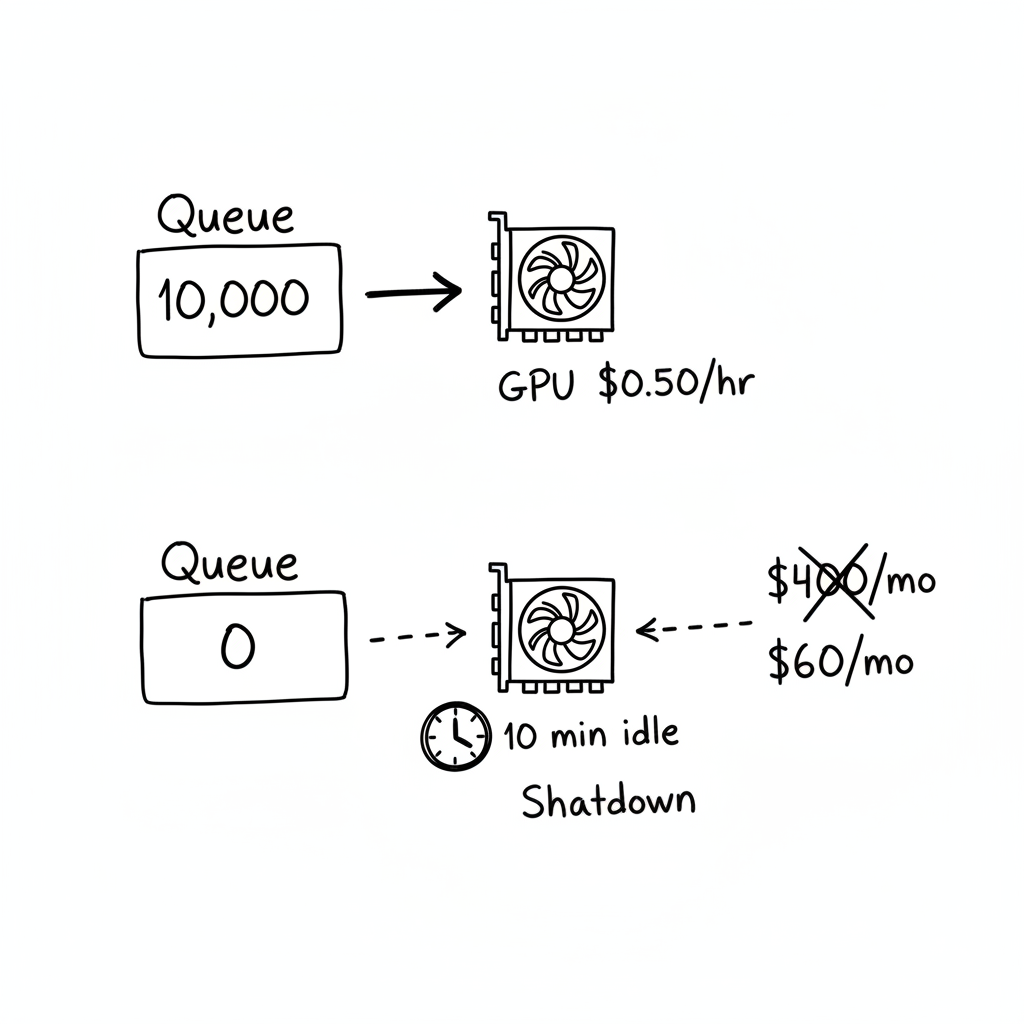 When Your GPU Bill Becomes the Autoscaler