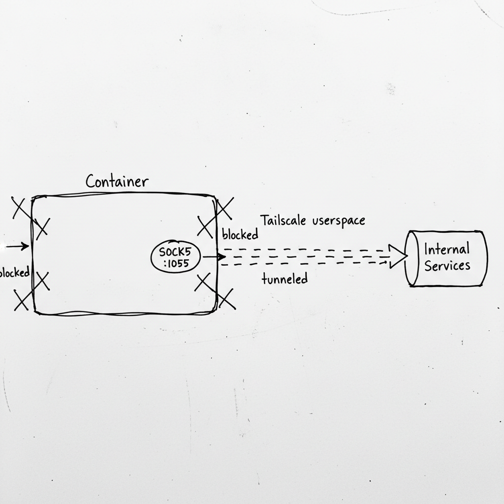 The SOCKS5 Escape Hatch: Networking from Restricted Containers